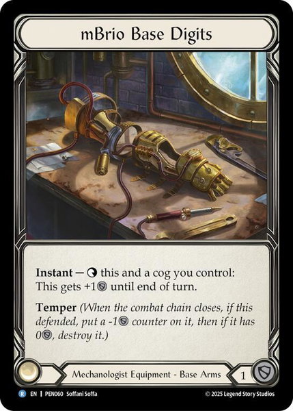 Mbrio Base Digits trading card from Compendium of Rathe Mbrio Base Digits - Compendium of Rathe Flesh and Blood trading card
