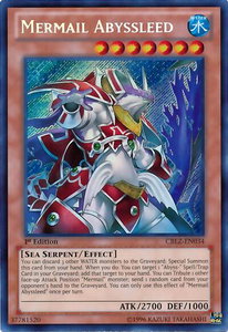 Mermail Abyssleed - Cosmo Blazer (CBLZ) #CBLZ-EN034 - Secret Rare YuGiOh Trading Card