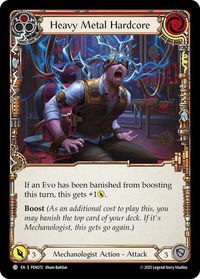 Heavy Metal Hardcore (Red) - Compendium of Rathe (PEN) #PEN072 - Common Flesh and Blood Trading Card
