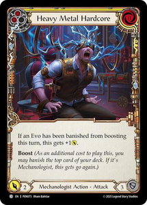 Heavy Metal Hardcore (Yellow) - Compendium of Rathe (PEN) #PEN073 - Common Flesh and Blood Trading Card