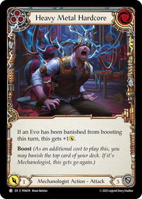 Heavy Metal Hardcore (Blue) - Compendium of Rathe (PEN) #PEN074 - Common Flesh and Blood Trading Card