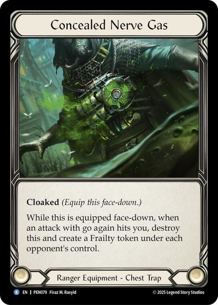 Concealed Nerve Gas - Compendium of Rathe Flesh and Blood trading card