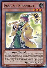 Fool of Prophecy - Cosmo Blazer (CBLZ) #CBLZ-EN035 - Super Rare YuGiOh Trading Card