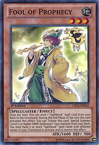 Fool of Prophecy - Cosmo Blazer YuGiOh trading card
