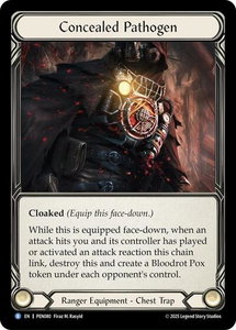 Concealed Pathogen - Compendium of Rathe (PEN) #PEN080 - Rare Flesh and Blood Trading Card