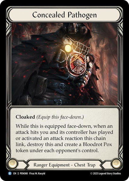 Concealed Pathogen trading card from Compendium of Rathe Concealed Pathogen - Compendium of Rathe Flesh and Blood trading card