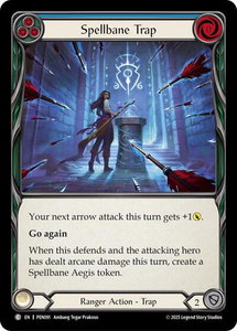 Spellbane Trap (Blue) - Compendium of Rathe (PEN) #PEN091 - Common Flesh and Blood Trading Card