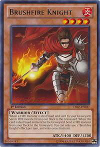 Brushfire Knight - Cosmo Blazer (CBLZ) #CBLZ-EN037 - Rare YuGiOh Trading Card