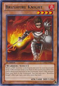 Brushfire Knight - Cosmo Blazer YuGiOh trading card