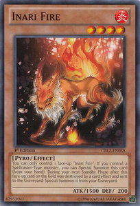 Inari Fire - Cosmo Blazer (CBLZ) #CBLZ-EN038 - Common / Short Print YuGiOh Trading Card