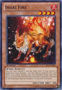 Inari Fire - Cosmo Blazer YuGiOh trading card