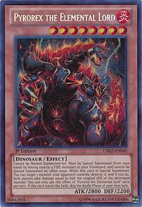 Pyrorex the Elemental Lord - Cosmo Blazer YuGiOh trading card