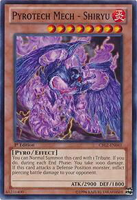 Pyrotech Mech - Shiryu - Cosmo Blazer (CBLZ) #CBLZ-EN041 - Common / Short Print YuGiOh Trading Card
