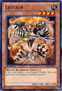 Leotaur - Cosmo Blazer (CBLZ) #CBLZ-EN042 - Common / Short Print YuGiOh Trading Card