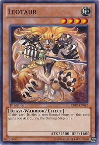 Leotaur - Cosmo Blazer YuGiOh trading card