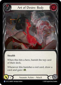 Art of Desire: Body - Silver Age Chapter 2  #SAR010 - Rare Flesh and Blood Trading Card