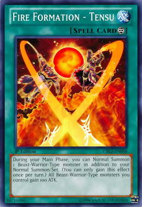 Fire Formation - Tensu - Cosmo Blazer (CBLZ) #CBLZ-EN058 - Common / Short Print YuGiOh Trading Card