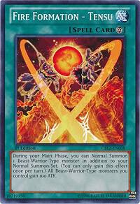 Fire Formation - Tensu - Cosmo Blazer YuGiOh trading card