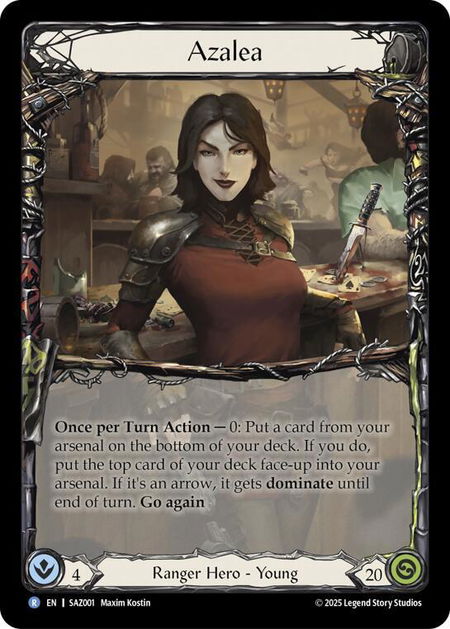 Azalea (Extended Art) - Silver Age Chapter 2 Flesh and Blood trading card