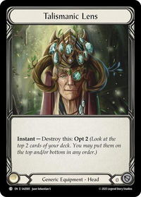 Talismanic Lens - Silver Age Chapter 2  #SAZ005 - Common Flesh and Blood Trading Card
