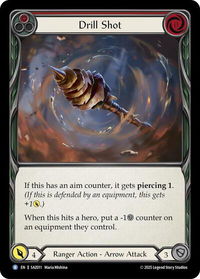 Drill Shot - Silver Age Chapter 2  #SAZ011 - Rare Flesh and Blood Trading Card