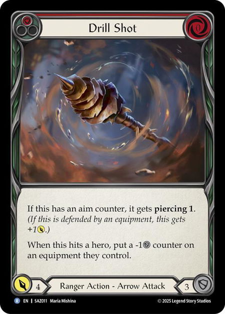 Drill Shot - Silver Age Chapter 2 Flesh and Blood trading card