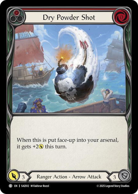 Dry Powder Shot - Silver Age Chapter 2 Flesh and Blood trading card