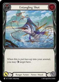 Entangling Shot - Silver Age Chapter 2  #SAZ013 - Common Flesh and Blood Trading Card