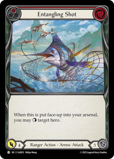 Entangling Shot - Silver Age Chapter 2 Flesh and Blood trading card