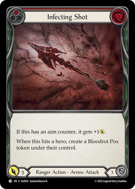 Infecting Shot (Red) - Silver Age Chapter 2 Flesh and Blood trading card