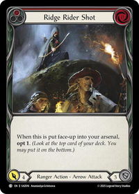 Ridge Rider Shot - Silver Age Chapter 2  #SAZ016 - Common Flesh and Blood Trading Card