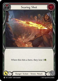 Searing Shot - Silver Age Chapter 2  #SAZ017 - Common Flesh and Blood Trading Card