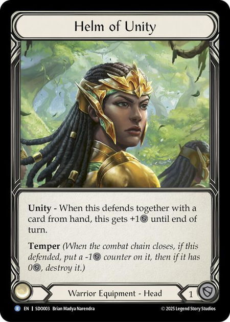 Helm of Unity - Silver Age Chapter 2 Flesh and Blood trading card