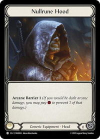 Nullrune Hood (SDO004) - Silver Age Chapter 2  #SDO004 - Common Flesh and Blood Trading Card