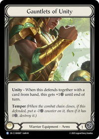 Gauntlets of Unity - Silver Age Chapter 2  #SDO007 - Rare Flesh and Blood Trading Card