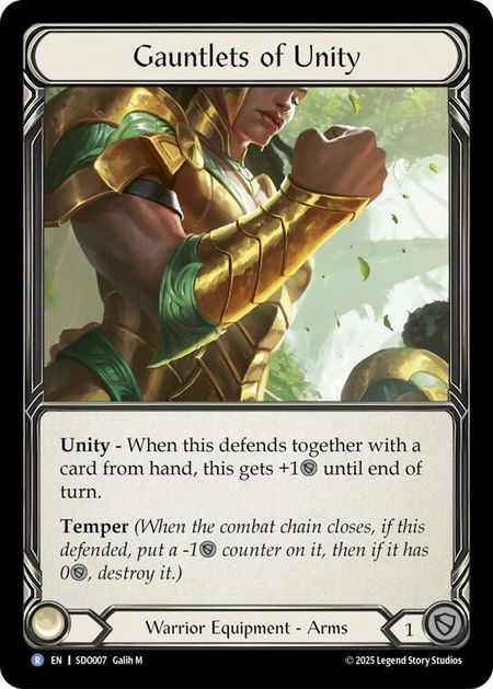 Gauntlets of Unity - Silver Age Chapter 2 Flesh and Blood trading card