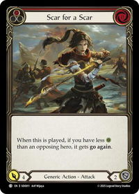 Scar for a Scar (SDO011) - Silver Age Chapter 2  #SDO011 - Common Flesh and Blood Trading Card