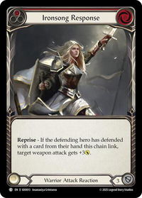 Ironsong Response (Red) - Silver Age Chapter 2  #SDO013 - Common Flesh and Blood Trading Card