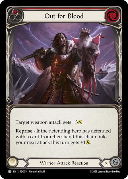 Out for Blood - Silver Age Chapter 2 Flesh and Blood trading card