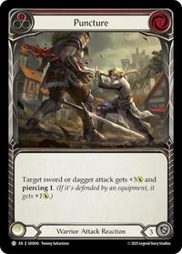 Puncture (Red) - Silver Age Chapter 2  #SDO016 - Common Flesh and Blood Trading Card