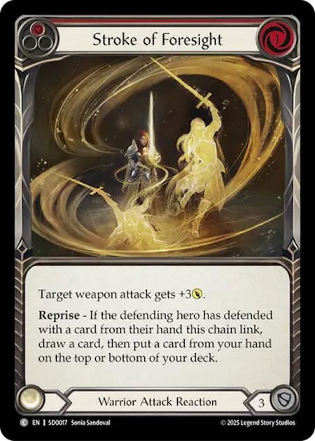 Stroke of Foresight - Silver Age Chapter 2 Flesh and Blood trading card