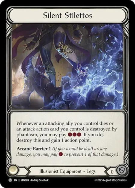 Silent Stilettos - Silver Age Chapter 2 Flesh and Blood trading card