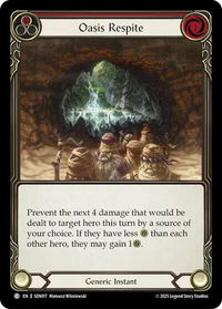 Oasis Respite (SEN017) - Silver Age Chapter 2  #SEN017 - Common Flesh and Blood Trading Card