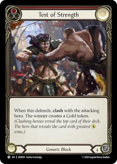 Test of Strength - Silver Age Chapter 2 Flesh and Blood trading card