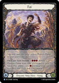 Fai (Extended Art) - Silver Age Chapter 2  #SFA001 - Rare Flesh and Blood Trading Card