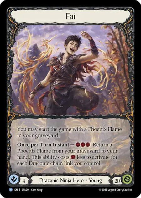 Fai (Extended Art) - Silver Age Chapter 2 Flesh and Blood trading card