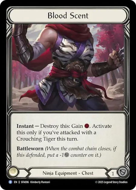 Blood Scent - Silver Age Chapter 2 Flesh and Blood trading card