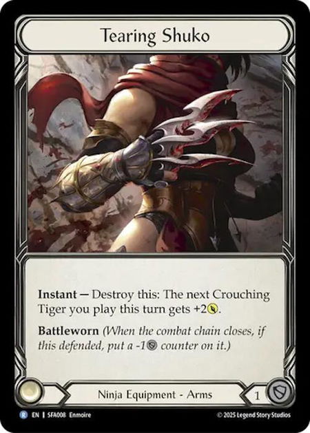 Tearing Shuko - Silver Age Chapter 2 Flesh and Blood trading card