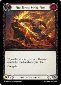 Fire Tenet: Strike First - Silver Age Chapter 2  #SFA015 - Common Flesh and Blood Trading Card