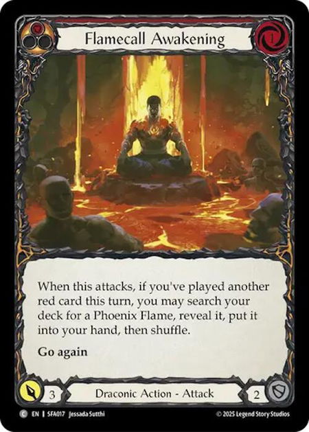 Flamecall Awakening - Silver Age Chapter 2 Flesh and Blood trading card
